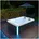 Outdoor Whirlpool ELBA 210 x 150 cm inkl Thermoabdeckung Treppe