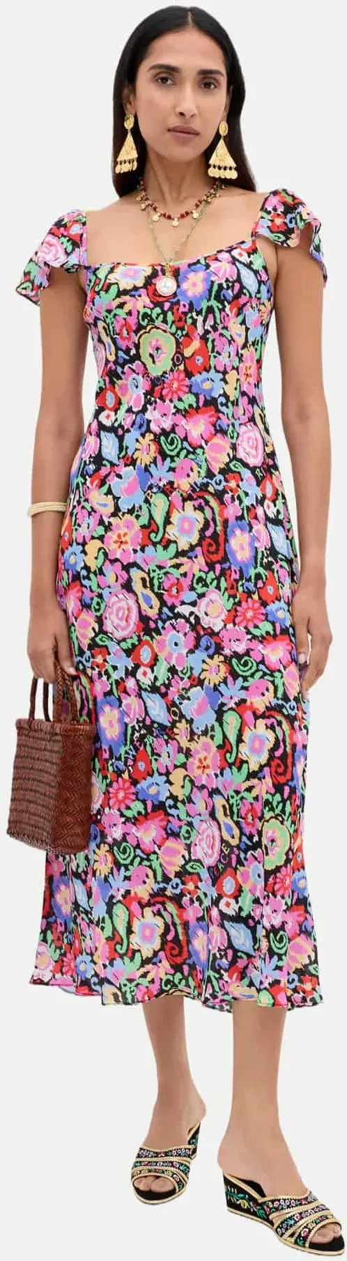 Kleid ADELE Mehrfarbig M