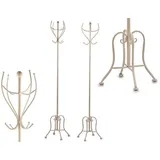 Gift Decor Porte-Manteau Metal Creme (30 x 180 x 30 cm)