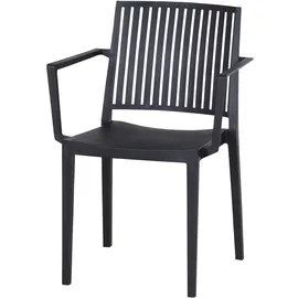 Siena Garden Stapelsessel-Set Lane 2-teilig Anthrazit