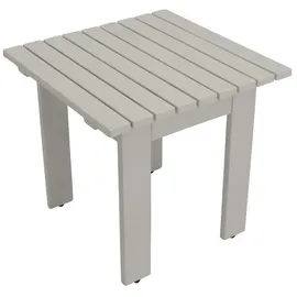 DEGAMO Beistelltisch Rijeka 46x46x44cm, Eukalyptus Weiss, Beschichtet, Fsc®-zertifiziert