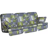 ANGERER Hollywoodschaukel Auflage Comfort – Ersatzauflage für 3-Sitzer Gartenschaukel – Polster für Schaukel zum Sitzen, Liegen & Entspannen, Made in Germany, hochwertiger Stoff, Grau Bambus