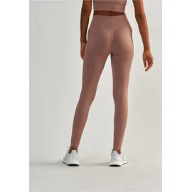 beshaped Trainingstights "Femme Force", Damen, Gr. XS, US-Größen, rosa, 90% Nylon, 10% Elasthan, unifarben, lang, Hosen, mit angesagtem Jacquard-Muster