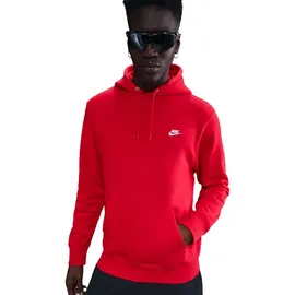 Nike Club Fleece-Hoodie Herren 657 - university red/university red/white L