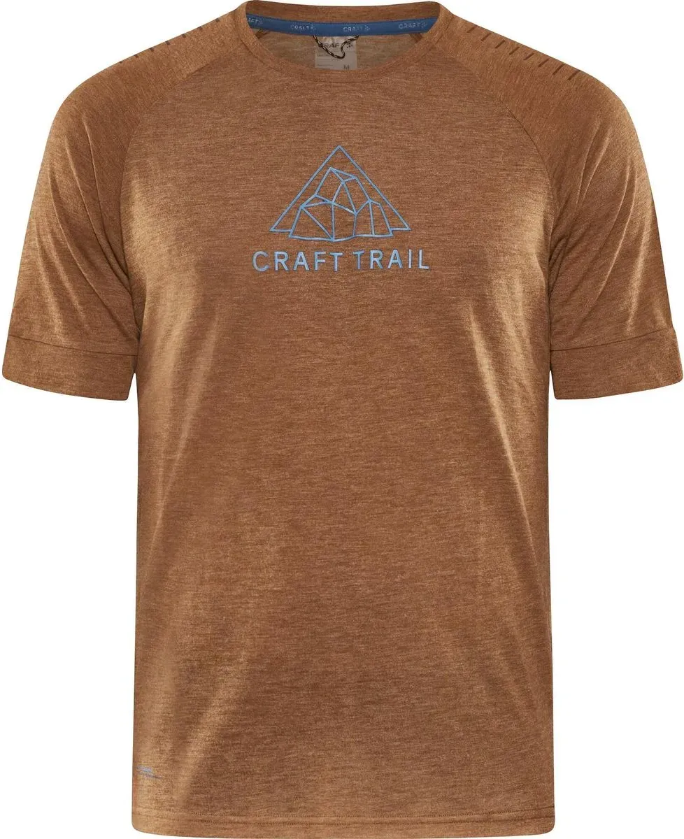 Craft ADV Trail Wool Short Sleeve Tee Men roots-melange (685200) M