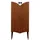Casa Padrino Barschrank 80 x 45 x 170 cm Braun/Weiß/Schwarz