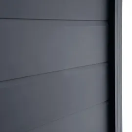 Ambiente Home Anbauzaun Paneel 150 124,2 x 180 cm Grau/Aluminium