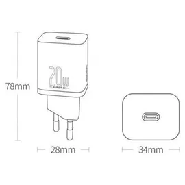 Baseus Super Si 1C 20W Schwarz | Schwarz
