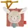 Fehn Stoffbuch Hase Rosa