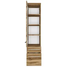 Held Davos Midischrank 30 x 130 cm Braun MDF/Spanplatte