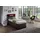 Westfalia Schlafkomfort Boxspringbett, rot (bordeaux, anthrazit), Ohne Topper, Liegefläche B/L: 90cm x 200cm, H2 + H2, 7-Zonen-Kaltschaummatratze, Bezug Obermatratze 100% Polyester, waschbar bis 60C;Bezug Unterbox und Kopfteil: Mikrofaservelours (100% Polyester), WESTFALIA