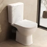 artiviana Allegro Stand-WC mit WC-Sitz Weiß