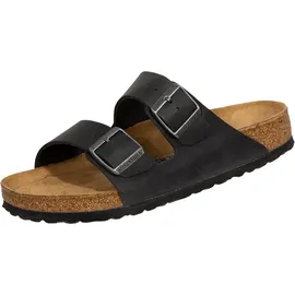 Birkenstock Arizona Weichbettung Naturleder geölt schwarz 46