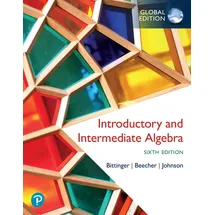 Pearson Introductory and Intermediate Algebra Global Edition von Marvin Bittinger/ Barbara L. Johnson/ Judith A. Beecher / Pearson / Taschenbuch
