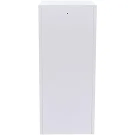Mendler Spind HWC-P63, Schließfach Wertfachschrank Schließfachschrank Tür Kleiderstange, 90x38x45cm Stahl ~ weiß