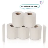 Blanc HYGIENIC Toilettenpapier 2-lagig 64 Rollen