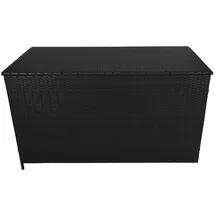 MonsterShop Rattan Kissenbox Schwarz