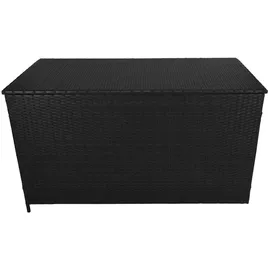MonsterShop Rattan Kissenbox Schwarz