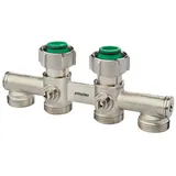 LE SANITAIRE Simplex 4-fach Hahnblock für Heizkörper G3/4"