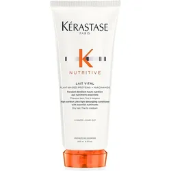 Kerastase Lait Vital Spülung – Nährstoffreiche Ultra-Leichte Spülung für Trockenes, Feines bis Mittleres Haar, 200 ml