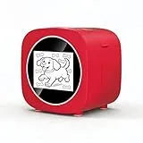 Sxhlseller Thermodrucker für Kinder, Drucker mit KI-Sprachsteuerung Zum Erlernen des Zeichenspiels, Tintenloses ABS, Tragbares WLAN mit Integriertem