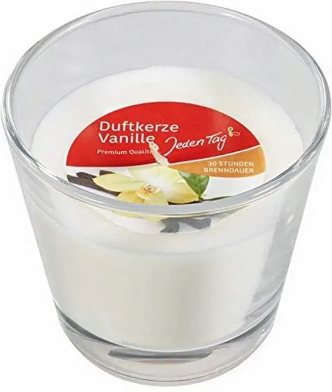Jeden Tag Duftkerze im Glas Groß Vanille 1 Stk