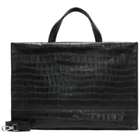 Liebeskind Berlin Satchel L Lou 2 NEW CROCO,black