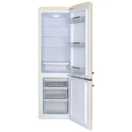 Amica KGCR 387 101 B Retro-Kühl-Gefrierkombination (244 l, 1810 mm hoch, Beige)