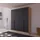 Rauch Drehtürenschrank »Dark&Wood by Quadra Spin im Industrial Style mit Metallgriffstangen