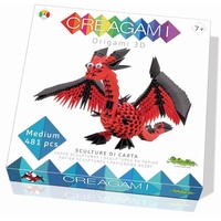 CreativaMente Creagami Origami 3D Drachen, 481 Teile