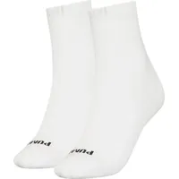 Puma Heart Logo Sneakersocken 2 Paare Weiß/Schwarz 35-38