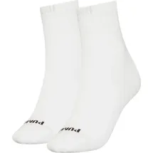 Puma Heart Logo Sneakersocken 2 Paare Weiß/Schwarz 35-38