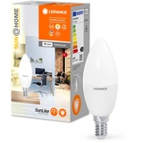 LEDVANCE SUN@HOME LED Lampe E14 4,9W ersetzt 25 W, 425 Lm, Sonnenlicht bis Kaminfeuer (2200-5000K), CRI95, SUN@HOME Smarte WIFI Leuchte per Alexa, google und App steuerbar mit Biorhythmusfunktion