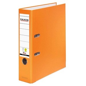 FALKEN Color Ordner orange Kunststoff 8,0 cm DIN A4