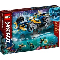 LEGO® Konstruktionsspielsteine LEGO® Ninjago 71752 Ninja-Unterwasserspeeder, (356 St)