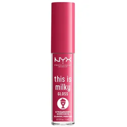 NYX Professional Makeup This is Milky Gloss Flavor Lipgloss Nr. 10 - Strawberry Horchata 4 ml Pink