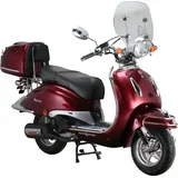 Alpha Motors Mofaroller Firenze Limited 50 ccm EURO 5 weinrot - rot