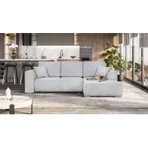 OTTO home Ecksofa OTTO HOME "BEATRICE optionale Schlafsofa mit Bettkasten, B/T/H: 265/170/86 cm", beige (creme), B:265cm H:86cm T:170cm, 100% Polyester, Sofas, Ecksofa, L-Form, wahlweise auch mit Bettfunktion und Bettkasten