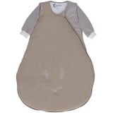 Sterntaler Baby Unisex Schlafsack Baby Schlafsack Langarm 90cm Hase Happy - Schlupfsack Baby, Pucksack Baby, Strampelsack - braun, 90cm