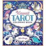 Walter Foster Publishing Kawaii Tarot Coloring Book: Color your way through the cutest of tarot cards--kawaii style!
