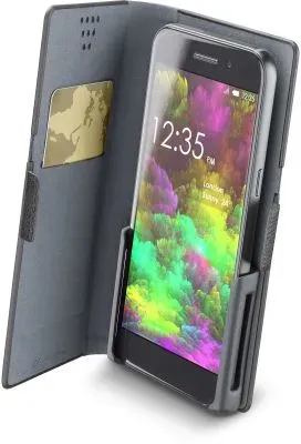 SLIDECLICK3XK Bookcase, für Smartphone Slide & Click, Größe M, schwarz