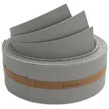 zaun|zu® Sichtschutzstreifen 255 x 6,3 cm grau Kunststoff 2 St.