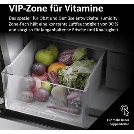 Haier HFW7918EIMB Serie 7 Pro French Door (601 l, 1775 mm hoch, Brushed Black)