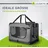 Juskys Hundetransportbox S 34 x 50 x 36 cm Grau
