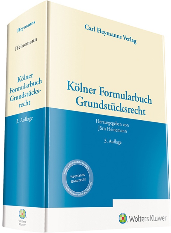 Kölner Formularbuch Grundstücksrecht  Gebunden