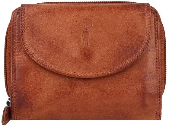Jack Kinsky Nelson Geldbörse RFID Leder 12,5 cm  braun