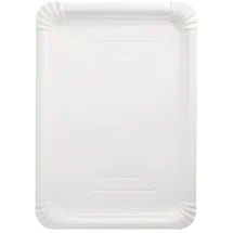 Papstar Teller eckig 24 cm x 33 cm 250 St. Weiß