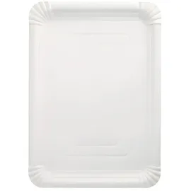 Papstar Teller eckig 24 cm x 33 cm 250 St. Weiß