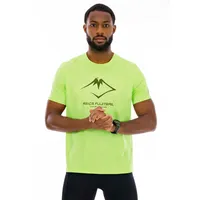 Asics Fujitrail Logo Kurzarm-t-shirt - Lime Green / Huddle