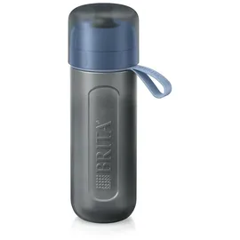 Brita Active blau 2-Scheiben-Filterflasche - Silber